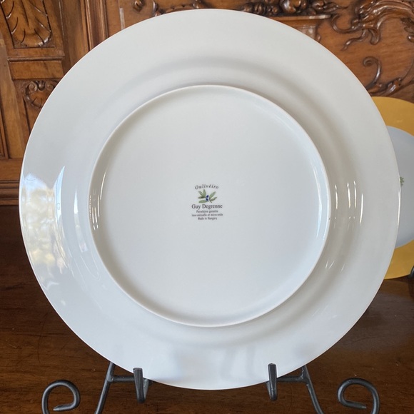 GUY DEGRENNE Ouliveiro Pattern Dinner Plate & Salad Plate - Picture 9 of 15